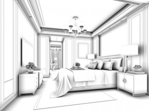 deluxe master bedroom design 64 3D Model