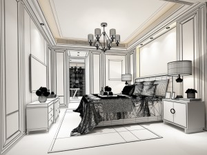 deluxe master bedroom design 64 3D Model