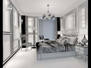 deluxe master bedroom design 66 3D 모델