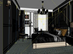 deluxe master bedroom design 66 3D Model