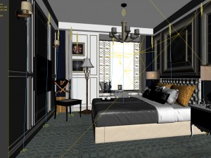 deluxe master bedroom design 66 3D 모델