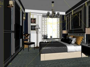 deluxe master bedroom design 66 3D Model