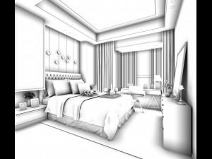 deluxe master bedroom design 67 3D Модель
