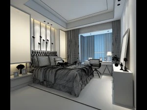 deluxe master bedroom design 67 3D Model