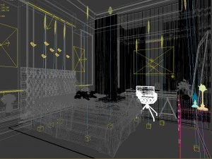 deluxe master bedroom design 67 3D Model