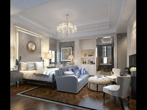 deluxe master bedroom design 68 3D Model
