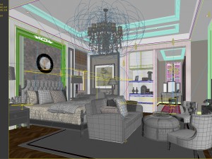 deluxe master bedroom design 68 3D Модель