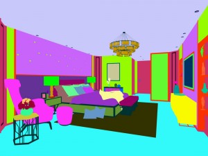 deluxe master bedroom design 70 3D मॉडल