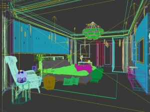 deluxe master bedroom design 70 3D Model