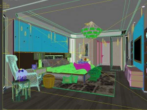deluxe master bedroom design 70 3D Model