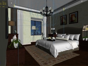 deluxe master bedroom design 71 3D Model