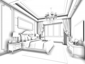 deluxe master bedroom design 72 Model 3D