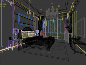 deluxe master bedroom design 72 Model 3D