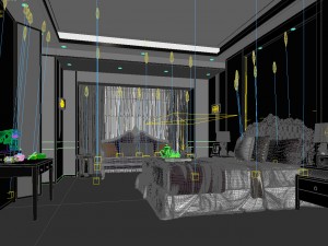 deluxe master bedroom design 73 Model 3D