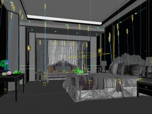 deluxe master bedroom design 73 3D Model