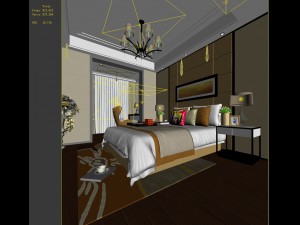 deluxe master bedroom design 76 3D 모델