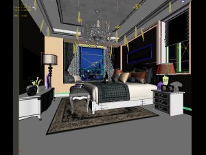 deluxe master bedroom design 77 3D Modell