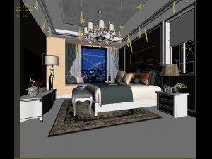 deluxe master bedroom design 77 3D Modell