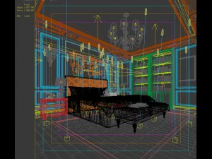 deluxe master bedroom design 78 3D Model