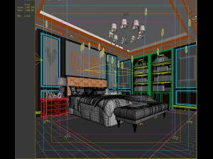 deluxe master bedroom design 78 3D Model