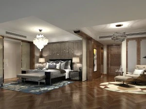 Дизайн главной спальни класса люкс 79 3D Модель