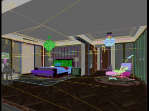 deluxe master bedroom design 79 3D Model