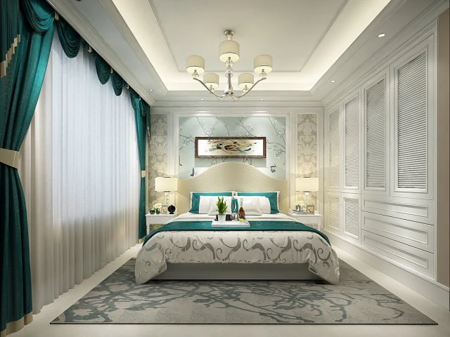 deluxe master bedroom design 80 3D Model .c4d .max .obj .3ds .fbx .stl .blend 