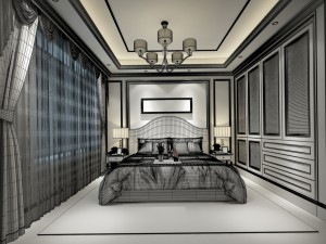 deluxe master bedroom design 80 3D Model