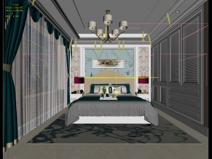 deluxe master bedroom design 80 3D Model