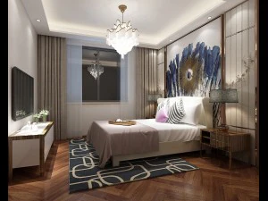 デラックスマスターベッドルームデザイン81 3Dモデル