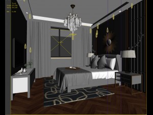 deluxe master bedroom design 81 3Dモデル