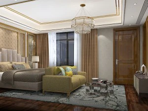 디럭스 마스터 베드룸 디자인 82 3D 모델