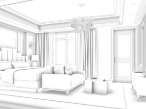 deluxe master bedroom design 82 Modèle 3D