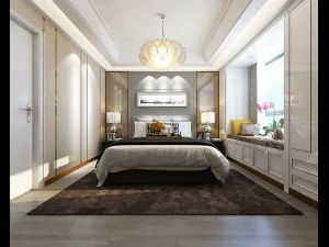 디럭스 마스터 베드룸 디자인 83 3D 모델