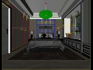 deluxe master bedroom design 83 3D Model