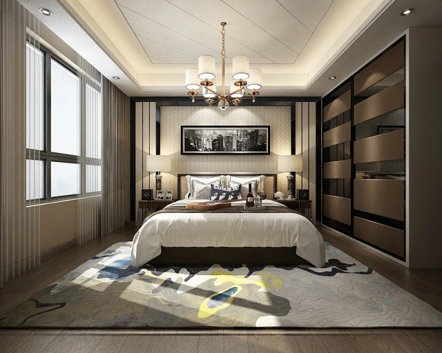 deluxe master bedroom design 84 3D Model .c4d .max .obj .3ds .fbx .stl .blend