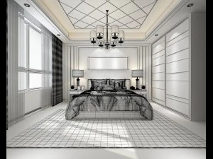 deluxe master bedroom design 84 3D Model