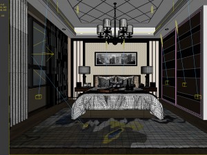 deluxe master bedroom design 84 Modelo 3D