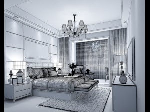 deluxe master bedroom design 85 3D 模型