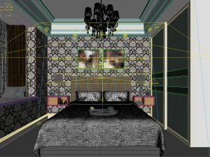 deluxe master bedroom design 86 3D Model