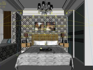 deluxe master bedroom design 86 3D Model