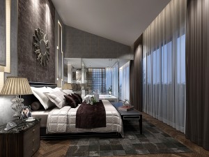 deluxe master bedroom design 87 3D Model