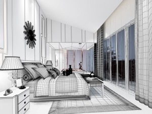 deluxe master bedroom design 87 3D Модель