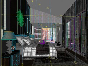 deluxe master bedroom design 87 3D Model