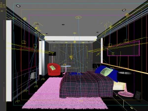 deluxe master bedroom design 89 3D Model