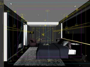 deluxe master bedroom design 89 3D Model