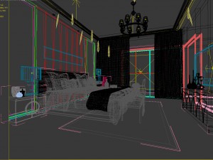 deluxe master bedroom design 90 Model 3D