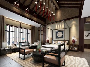 디럭스 마스터 베드룸 디자인 91 3D 모델