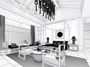 deluxe master bedroom design 91 3D-Modell