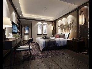 deluxe master bedroom design 92 3D Model